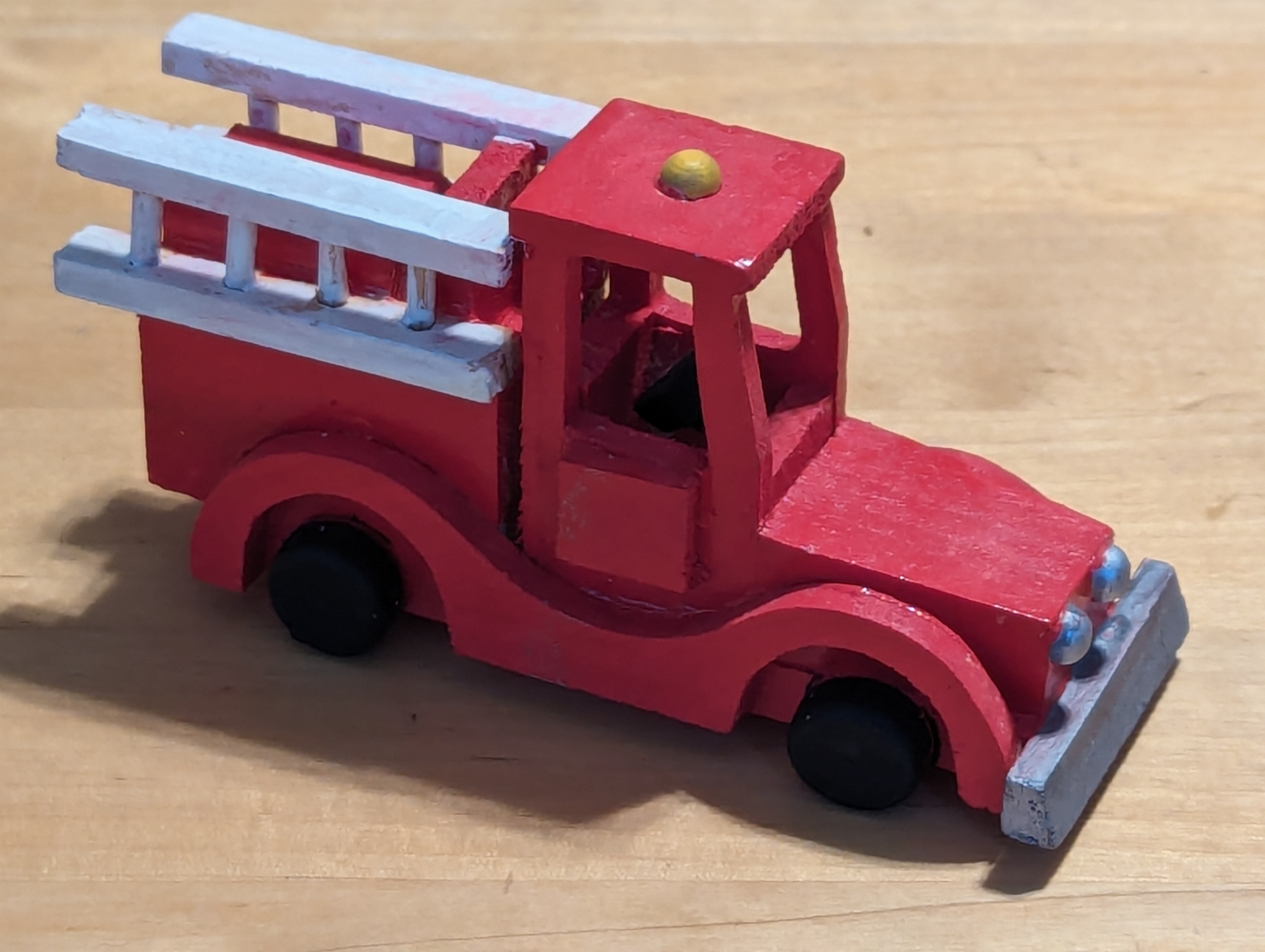 Wooden Fire Truck