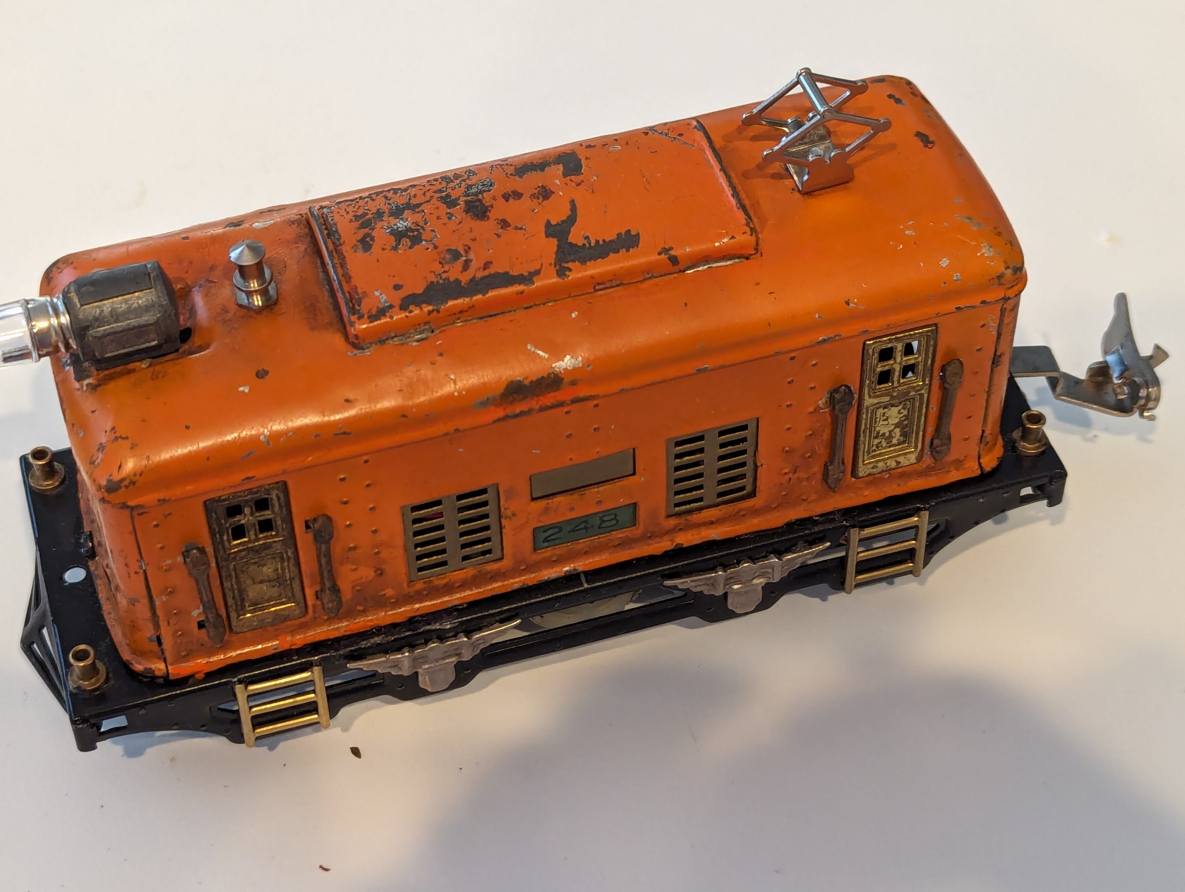 248 Electric Locomotive 0-4-0 prewar tinplate