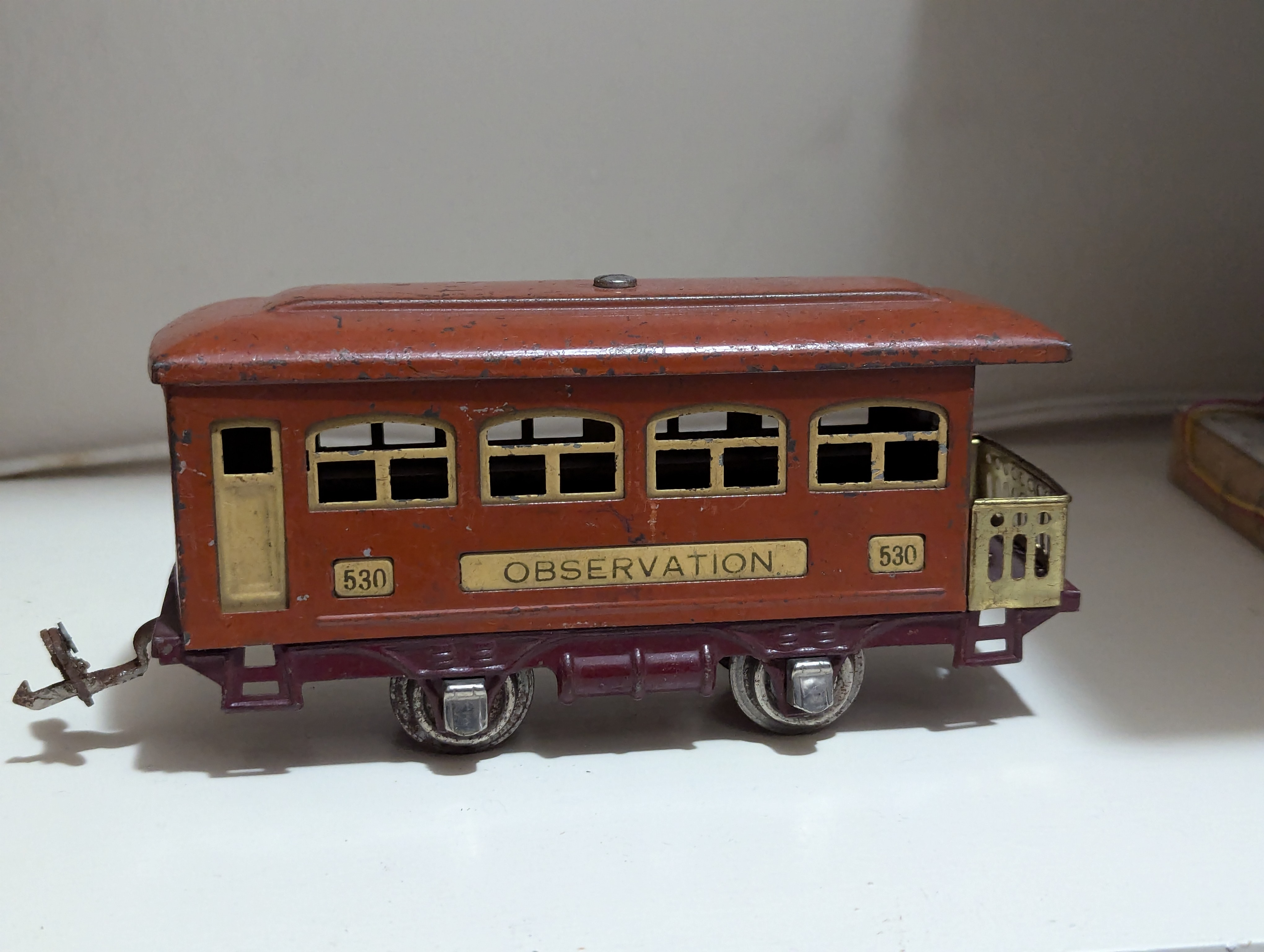 530 Observation Car prewar tinplate